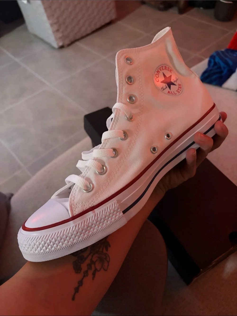 Converse White High Top